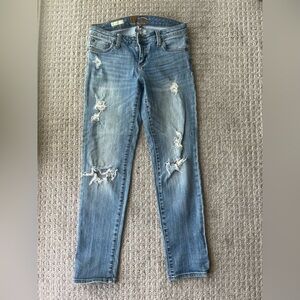 Kut from the Kloth Light Blue Distressed Skinny Jeans